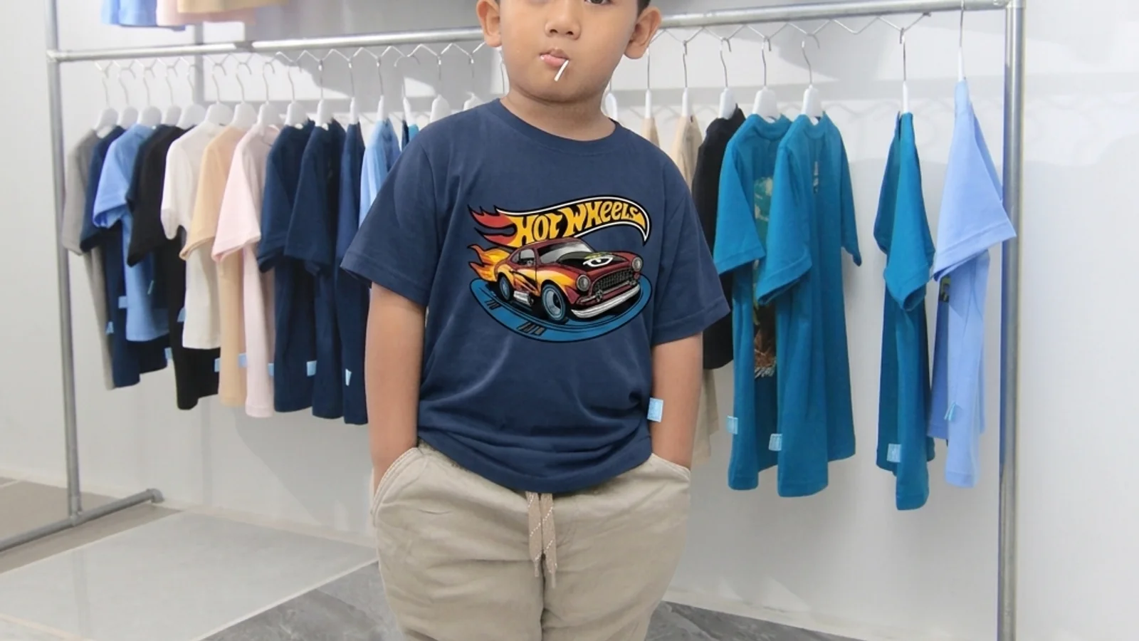 Koleksi kaos anak usia 3 tahun bahan katun combed 30s lembut dan adem di Gamaliel Kids